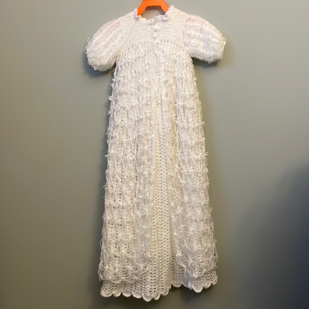 Hand made christening set